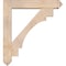 Ekena Millwork Merced Arts and Crafts Smooth Bracket w/ Offset Brace, Douglas Fir, 7 1/2"W x 40"D x 44"H BKT0806X40X44MRC03SDF - alternate 4